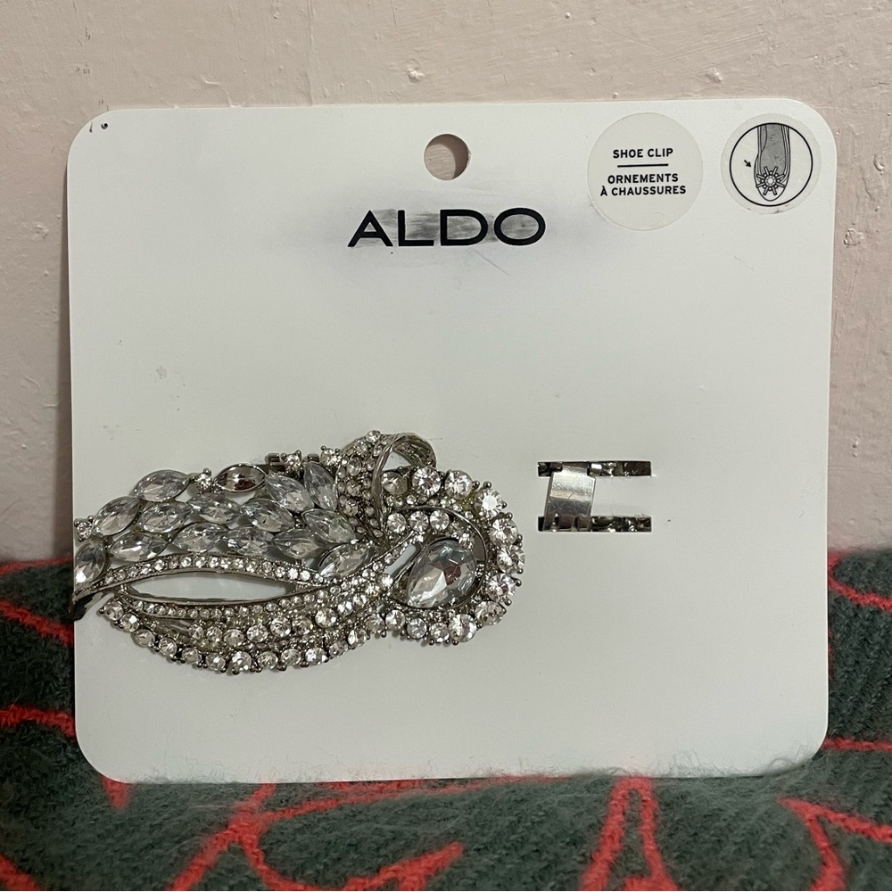 ALDO Shoe Clips for All Sizes - Crystal and Metal